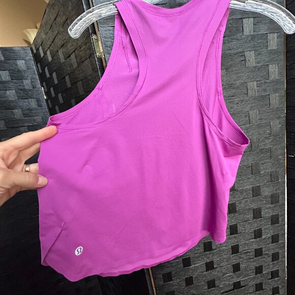 lululemon Lightweight Stretch Running Tank - Sz 6, Pink - Picture 4 of 6